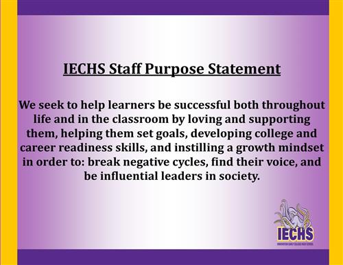 IECHS Purpose Statement